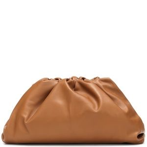 Bottega Veneta brown clutch